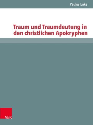 cover image of Traum und Traumdeutung in den christlichen Apokryphen